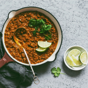 curry lentil dish