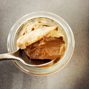 Healthy chocolate mousse